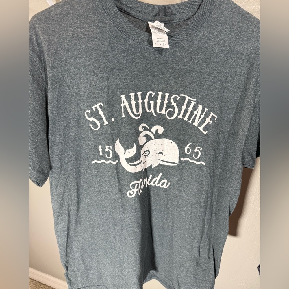 St. Augustine Graphic Tee - Gray